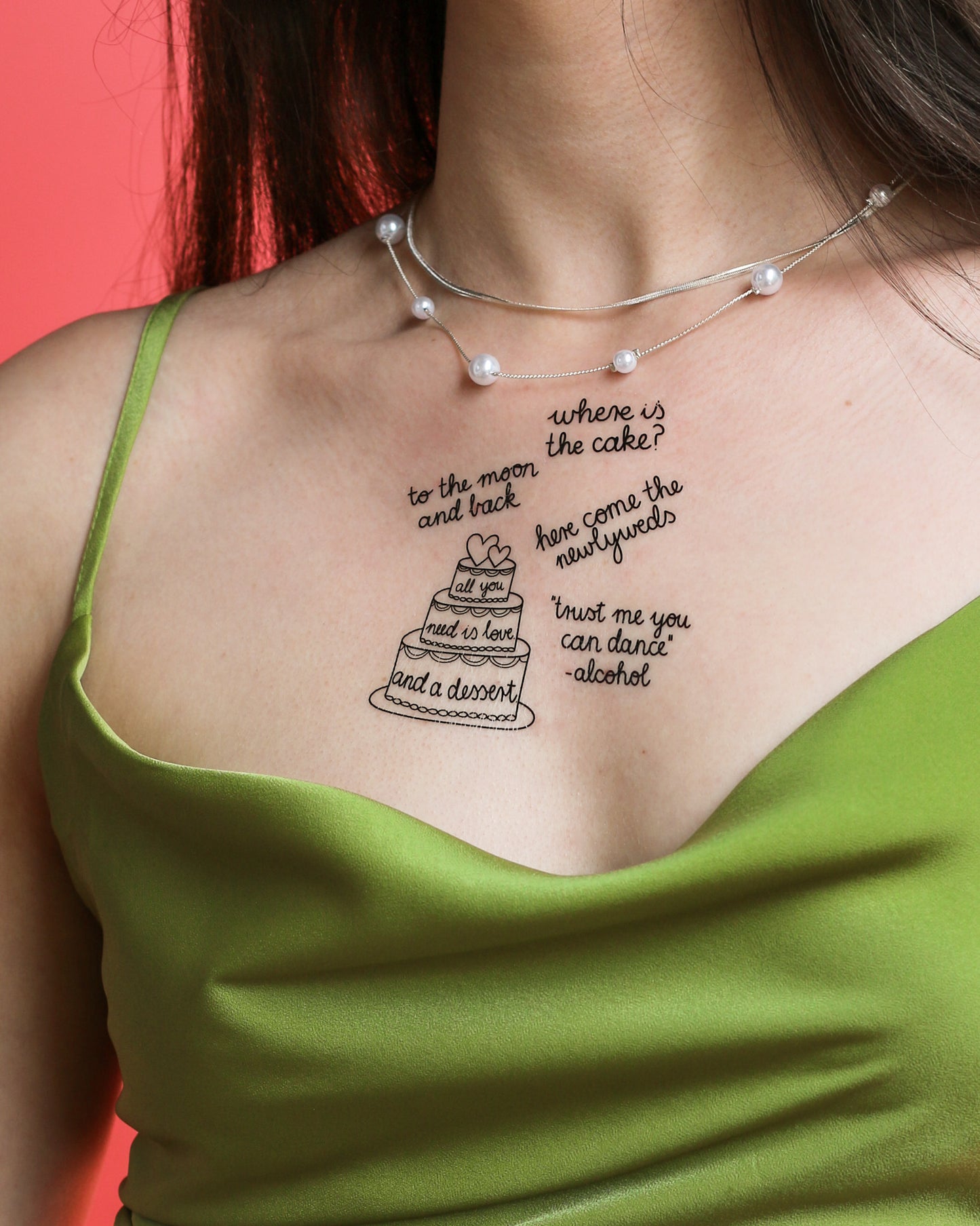 The one with the cake - wedding tattoos